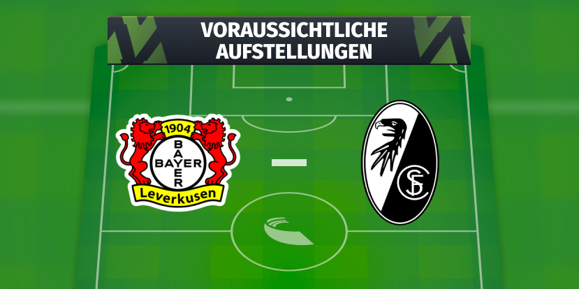 Bayer 04 Leverkusen – SC Freiburg: Die voraussichtlichen Aufstellungen